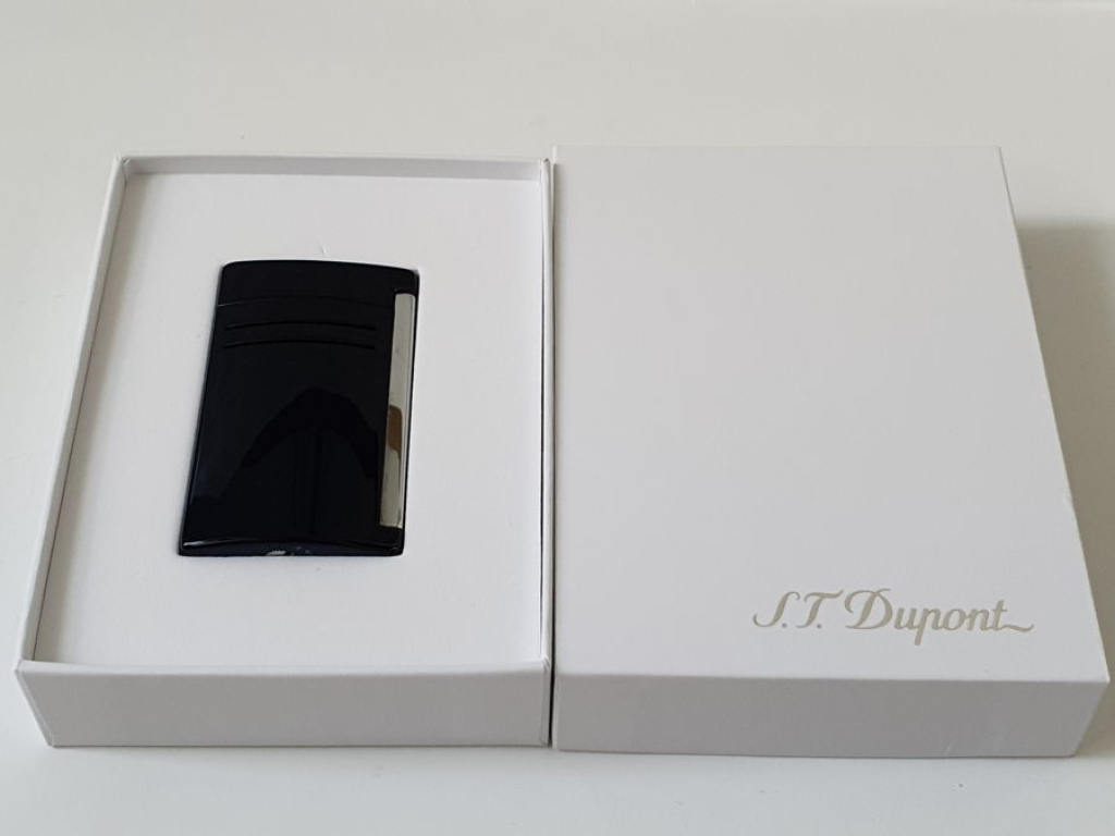 S.T. Dupont MaxiJet Lighter Midnight Blue 020102N