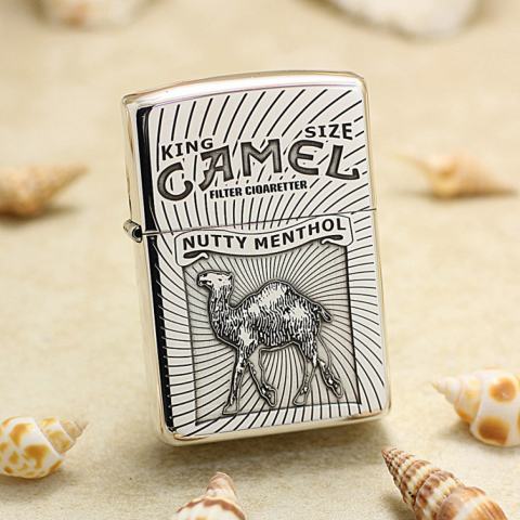 Bạc Nguyên Khối Cao Cấp Khắc King Size Camel Bản Vỏ Dầy Armor