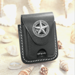 Bao Da Đựng Zippo Cao Cấp Kiểu Dáng Sang Trọng Ốp Hình Ngôi Sao - Mã SP: ZPC3180