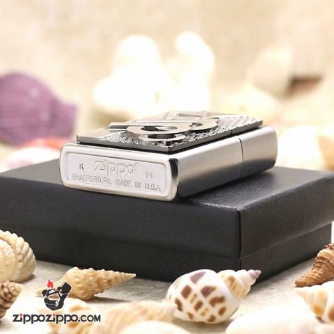 Bật Lửa Ốp Lô Gô Zippo Sang Trọng