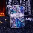 Bật Lửa Zippo 1941 Phiên Bản Retro Vỏ Xoáy Khảm Trai Trên Mặc