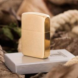 Bật Lửa Zippo 1941B Đồng Vàng Xước Vân Ngang - SKU 1941B – Zippo 1941 Replica Brushed Brass - Mã SP: ZPC0028