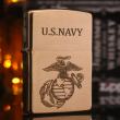 Bật Lửa Zippo 204B Đồng Khắc U.S.NAVY