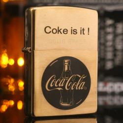 Bật Lửa Zippo 204B khắc Biểu Tượng Cocacola - Mã SP: ZPC2234