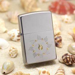 Bật Lửa Zippo 21192 Chrome khắc Nhẫn Lửa - Mã SP: ZPC2377