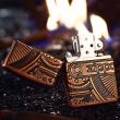 Bật Lửa Zippo 29523 – Bản Dầy Đồng Đỏ Zippo Gears Armor® Antique Copper