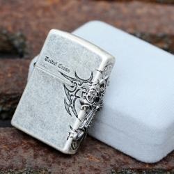 Bật lửa Zippo bạc cổ phiên bản Angels - Mã SP: ZPC0474