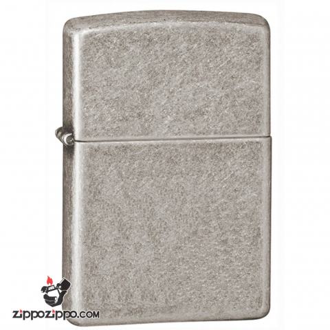 Bật Lửa Zippo Vỏ Dày Mạ Chrome Màu Bạc Giả Cổ - SKU 28973 – Zippo Armor Antique Silver Plate
