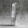 Bật lửa zippo bạc khối cao cấp khắc hình đức phật và ác quỷ bản armor