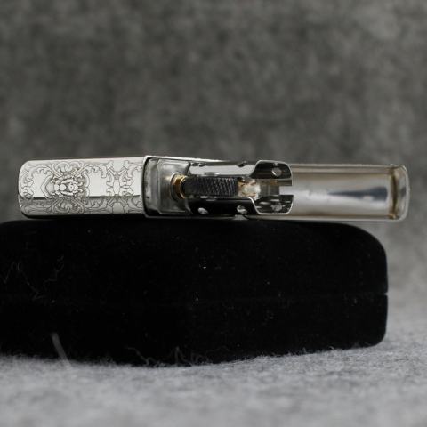 Bật lửa zippo bạc khối cao cấp khắc hình đức phật và ác quỷ bản armor
