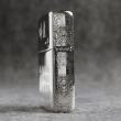 Bật Lửa Zippo Bạc Khối Cao Cấp Khắc Hình Đức Phật Và Ác Quỷ Bản Vỏ Mỏng