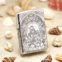 Bật Lửa Zippo Bạc Khối Cao Cấp Khắc Hình Tôn Ngộ Không Bản Vỏ Dầy Armor - Mã SP: ZPC2219-A