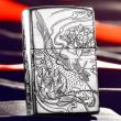 Bật Lửa Zippo Bạc Nguyên Khối Cao Cấp Chạm Khắc Cá Chép Vượt Long Môn Bản Vỏ Mỏng