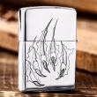 Bật Lửa Zippo Bạc Nguyên Khối Cao Cấp Hổ Và Móng Hổ Bản Vỏ Mỏng