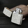 Bật lửa Zippo  Bạc nguyên khối cao cấp khắc Bát Nhã Tâm Kinh