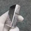 Bật Lửa Zippo Bạc Nguyên Khối Cao Cấp Khắc Cá Chép Vỏ Dầy Bản  Armor