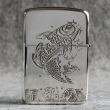Bật Lửa Zippo Bạc Nguyên Khối Cao Cấp Khắc Cá Chép Hóa Rồng Bản 1941