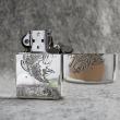 Bật Lửa Zippo Bạc Nguyên Khối Cao Cấp Khắc Cá Chép Hóa Rồng Bản 1941