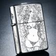 Bật Lửa Zippo Bạc Nguyên Khối Cao Cấp Khắc Chạm Khắc  Khắc Hình Cô Gái Sexy Vỏ Dầy Bản Armor