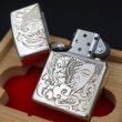Bật Lửa Zippo Bạc Nguyên Khối Cao Cấp Khắc Đức Phật Và Quỷ Bản Armor