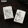 Bật lửa Zippo Bạc nguyên khối cao cấp khắc Hình Cá Chép Bản Tiêu Chuẩn