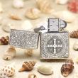 Bật Lửa Zippo Bạc nguyên khối Cao Cấp khắc hình  Nổi Constantine