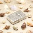 Bật Lửa Zippo Bạc nguyên khối Cao Cấp khắc hình  Nổi Constantine