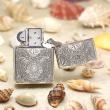 Bật lửa Zippo  Bạc nguyên khối cao cấp khắc hình Rồng Châu Á