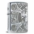 Bật lửa Zippo Bạc nguyên khối cao cấp khắc Hình Thần Chết Bản Amor.