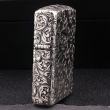 Bật Lửa Zippo Bạc Nguyên Khối Cao Cấp Khắc Hoa Văn  Arabesque Vỏ Dầy Bản Armor Giới Hạn