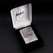 Bật Lửa Zippo Bạc Nguyên Khối Cao Cấp Khắc Hoa Văn Tình Yêu Hoa Elf Vỏ  Dầy Bản Armor