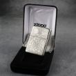 Bật Lửa Zippo Bạc Nguyên Khối Cao Cấp Khắc Kiếp Luân Hồi Bản Mỏng