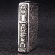 Bật Lửa Zippo Bạc Nguyên Khối Cao Cấp Khắc  Logo Marlboro Phiên Bản Amor