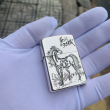 Bật Lửa Zippo Bạc Nguyên Khối Cao Cấp Khắc Mã Đáo Thành Công Bản Vỏ Mỏng