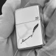 Bật Lửa Zippo Bạc Nguyên Khối Cao Cấp Khắc Memory Bản Vỏ Mỏng