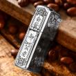 Bật lửa Zippo Bạc Nguyên Khối Cao Cấp Khắc Ông Thổ Địa Vỏ Dầy Bản Armor