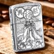 Bật lửa Zippo Bạc Nguyên Khối Cao Cấp Khắc Ông Thổ Địa Vỏ Dầy Bản Armor