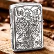 Bật lửa Zippo Bạc Nguyên Khối Cao Cấp Khắc Ông Thổ Địa Vỏ Dầy Bản Armor