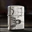 Bật Lửa Zippo Bạc Nguyên Khối Cao Cấp Khắc Tề Thiên Đại Thánh Armor