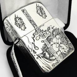 Bật lửa Zippo Bạc Nguyên Khối Cao Cấp Khắc Tề Thiên Đại Thánh Phiên Bản 1941 - Mã SP: ZPC2882