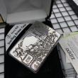 Bật Lửa Zippo Bạc Nguyên Khối Cao Cấp Khắc Thần Chết Armor