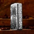 Bật Lửa Zippo Bạc Nguyên Khối Cao Cấp Khắc Tỳ Hưu Năm Mặt Tài Lộc Bản Giới Hạn 99 Chiếc Vỏ Mỏng