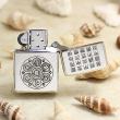 Bật Lửa Zippo Bạc Nguyên Khối Khắc Đức Phật Thích Ca Mâu Ni Bản Vỏ Dầy Armor