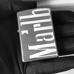 Bật Lửa Zippo Bạc Nguyên Khối Khắc Lô Gô Marlboro Bản Vỏ Mỏng - Mã SP: ZPC3048