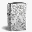 Bật lửa Zippo Bạc nguyên khối khắc Phật Như Lai