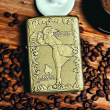 BẬT LỬA ZIPPO BẢN ĐỒNG DÀY KHẮC HÌNH 3D CÔ GÁI WINDY