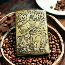 BẬT LỬA ZIPPO BẢN ĐỒNG DÀY KHẮC HÌNH 3D ONE PIECE - Mã SP: ZPC4184