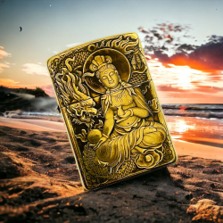 BẬT LỬA ZIPPO  BẢN ĐÒNG KHẮC HÌNH 3D RỒNG 2 MẶT PHIÊN BẢN 3 SIÊU NÉT - Mã SP: ZPC4140-169