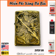 BẬT LỬA ZIPPO  BẢN ĐỒNG KHẮC HÌNH 3D TRIÊU VÂN PHIÊN BẢN 2 SIÊU NÉT