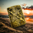 BẬT LỬA ZIPPO  BẢN ĐỒNG KHẮC HÌNH 3D TRIÊU VÂN PHIÊN BẢN 2 SIÊU NÉT